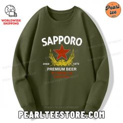 Sapporo Beer Essential Sweatshirt Army Green