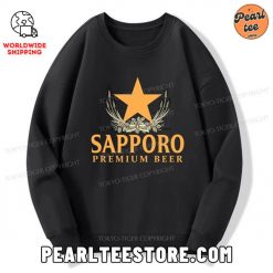 Sapporo Beer Logo Japanese Custom Sweatshirt