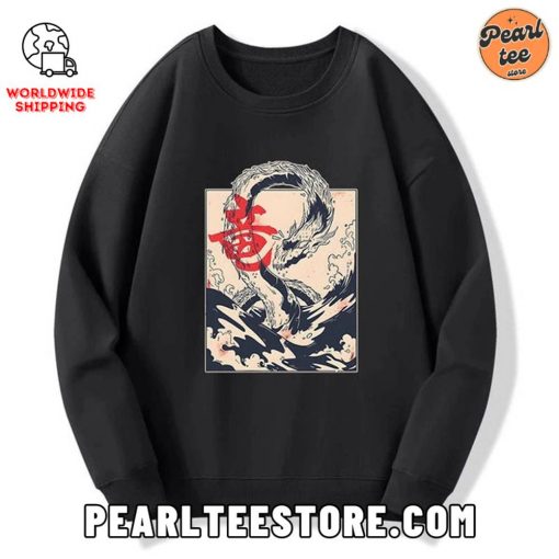 Sea Dragon Japanese Custom Sweatshirt