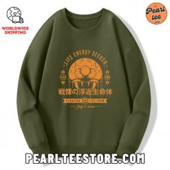 The Dangerous Larva Custom Sweatshirt Army Green