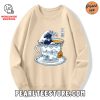 The Great Sushi Dragon Wave Custom Sweatshirt