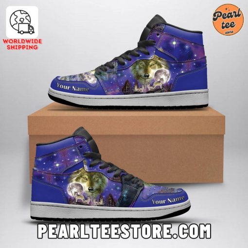 Wolf Native – Custom Jordan High Top Sneaker