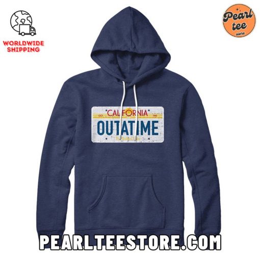 Outatime License Plate Custom Hoodie